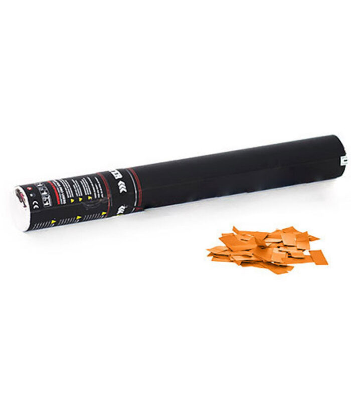 TCM FX - Kézi működtetésű Konfetti Ágyú 50cm - Narancssárga